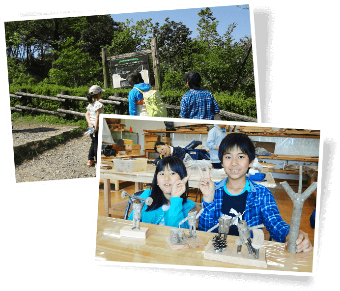 写真：人形作り&森散策